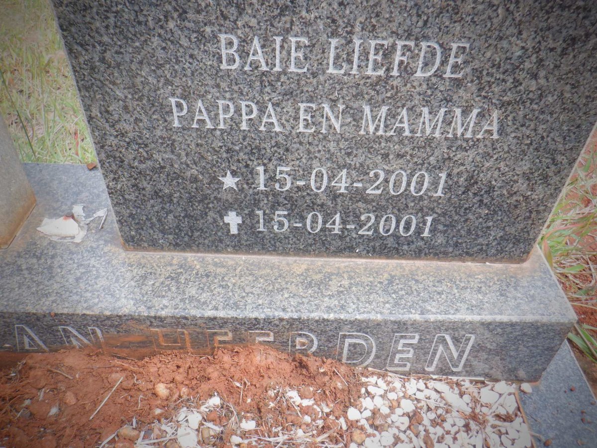 HEERDEN Joost Heystek, van 2001-2001