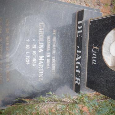 JAGER Carolina Martina, de 1933-1994