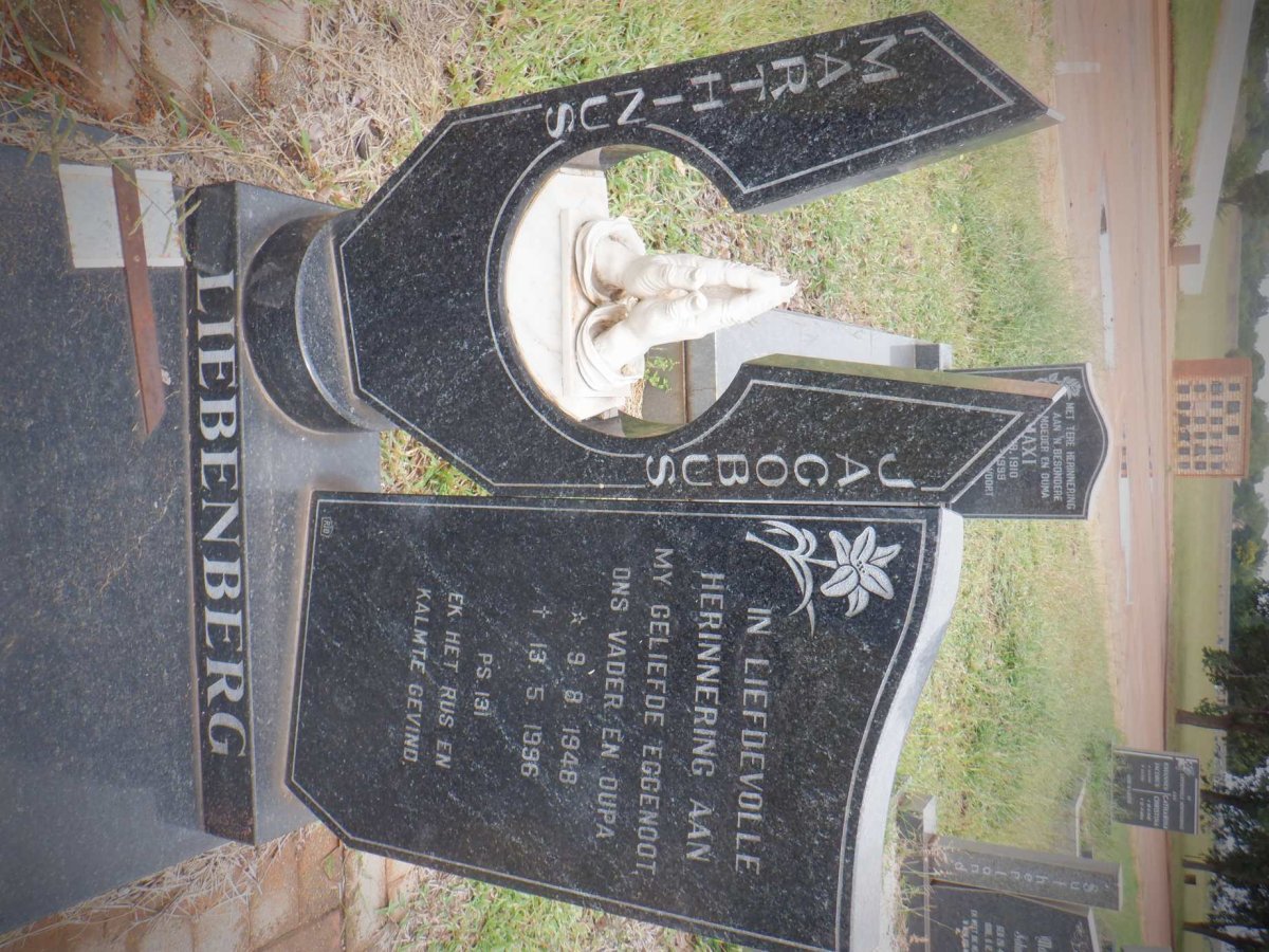 LIEBENBERG Marthinus Jacobus 1948-1996
