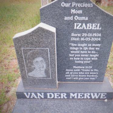 MERWE Izabel, van der 1934-2004