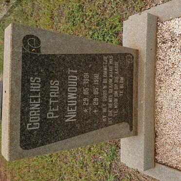NIEUWOUDT Cornelius Petrus 1991-1991