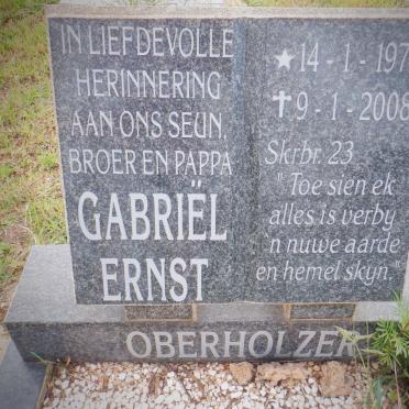 OBERHOLZER Gabriel Ernst 1970-2008