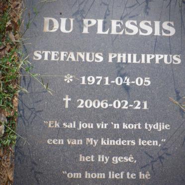 PLESSIS Stefanus Philippus, du 1971-2006