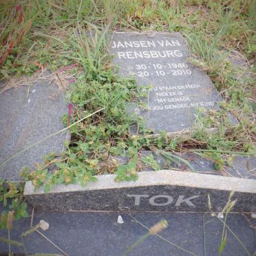 RENSBURG Tok, Jansen van 1946-2010