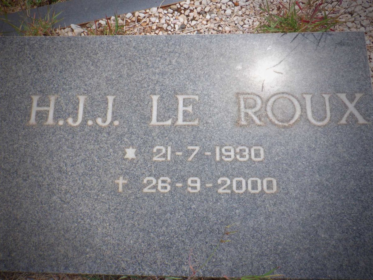 ROUX H.J.J., le 1930-2000