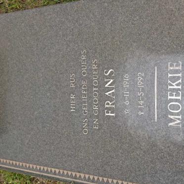 RAATS Frans 1916-1992 &amp; Moekie 1920-1916