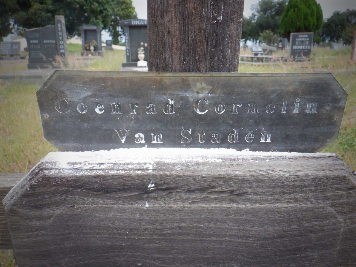 STADEN Coenrad Cornelius, van