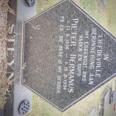 STEYN Pieter Hermanus 1934-1994
