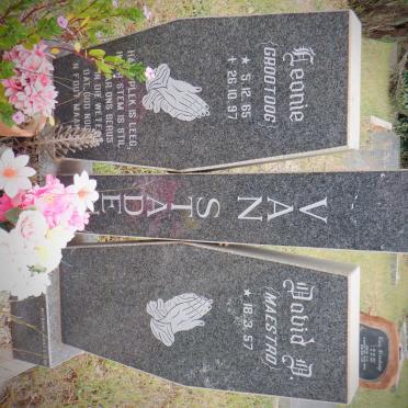 STADEN David D., van 1957- &amp; Leonie 1965-1997