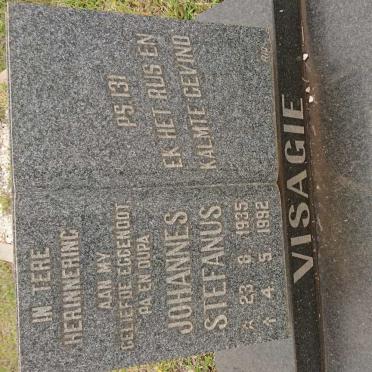 VISAGIE Johannes Stefanus 1935-1992