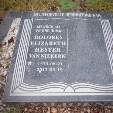 VILJOEN Dolores Elizabeth Hester, VAN NIEKERK 1933-2012