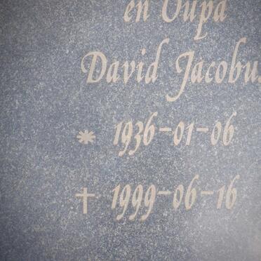 ZYL David Jacobus, van 1936-1999 &amp; Anna Maria LOUW 1941-