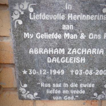 DALGLEISH Abraham Zacharia 1949-2004