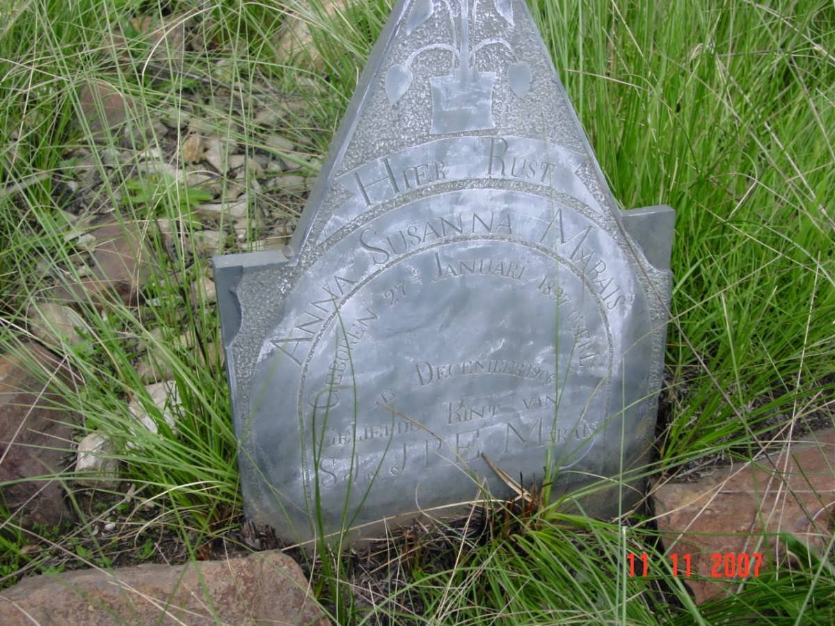 MARAIS Anna Susanna 1897-1906