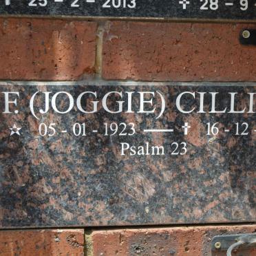 CILLIERS J.F. 1923-2011