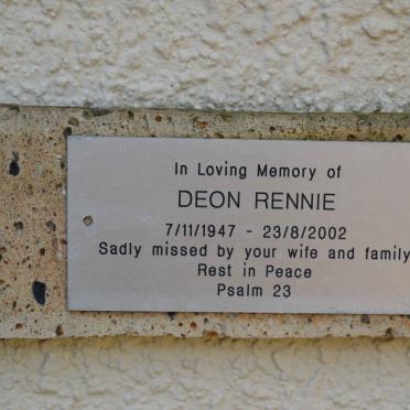 RENNIE Deon 1947-2002