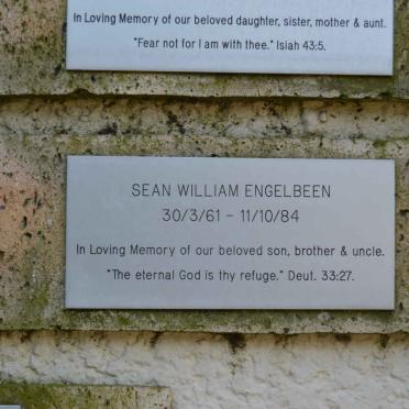 ENGELBEEN Sean William 1961-1984