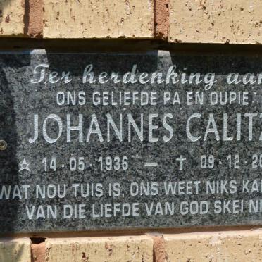 CALITZ Johannes 1936-2016