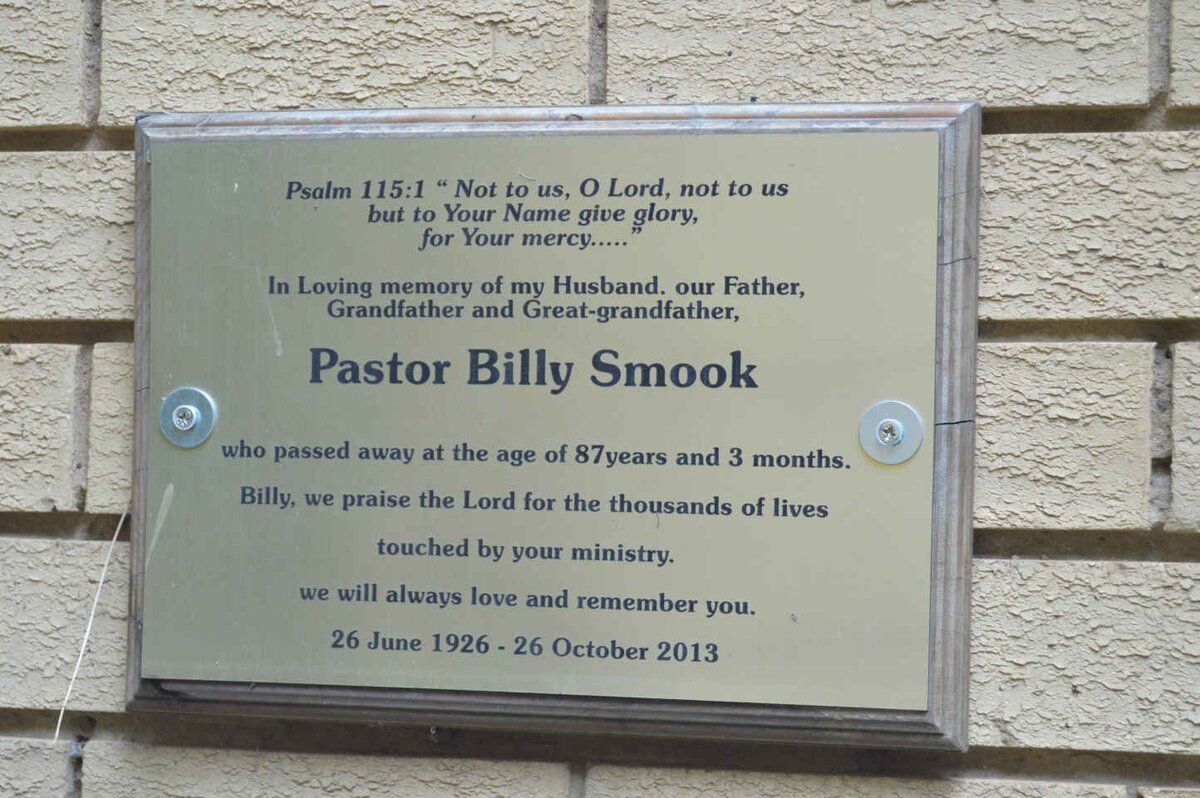 SMOOK Billy 1926-2013
