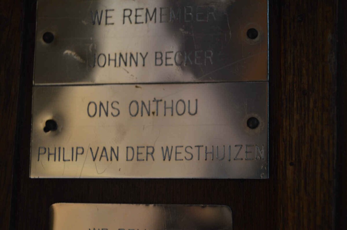 BECKER Johnny :: WESTHUIZEN Philip, van der