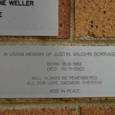 BORRAGEIRO Justin Vaughn 1982-2005