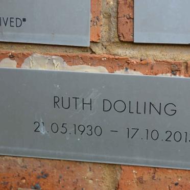 DOLLING Ruth 1930-2013
