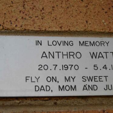 WATTS Anthro 1970-1999