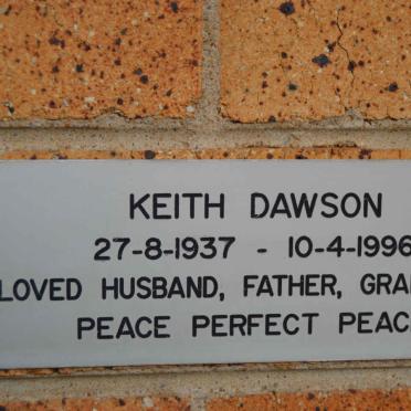 DAWSON Keith 1937-1996