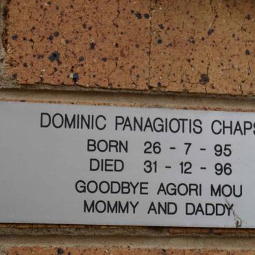 CHAPSIS Dominic Panagiotis 1995-1996