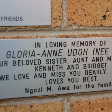 UDOH Gloria-Anne nee AWA