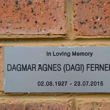 FERNEHOUGH Dagmar Agnes 1927-2015