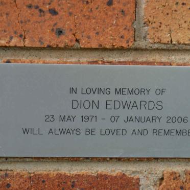 EDWARDS Dion 1971-2006