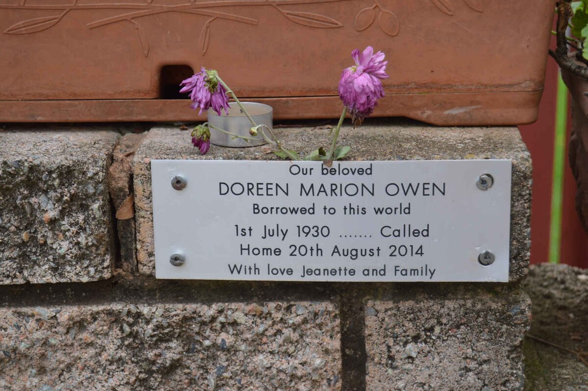 OWEN Doreen Marion 1930-2014