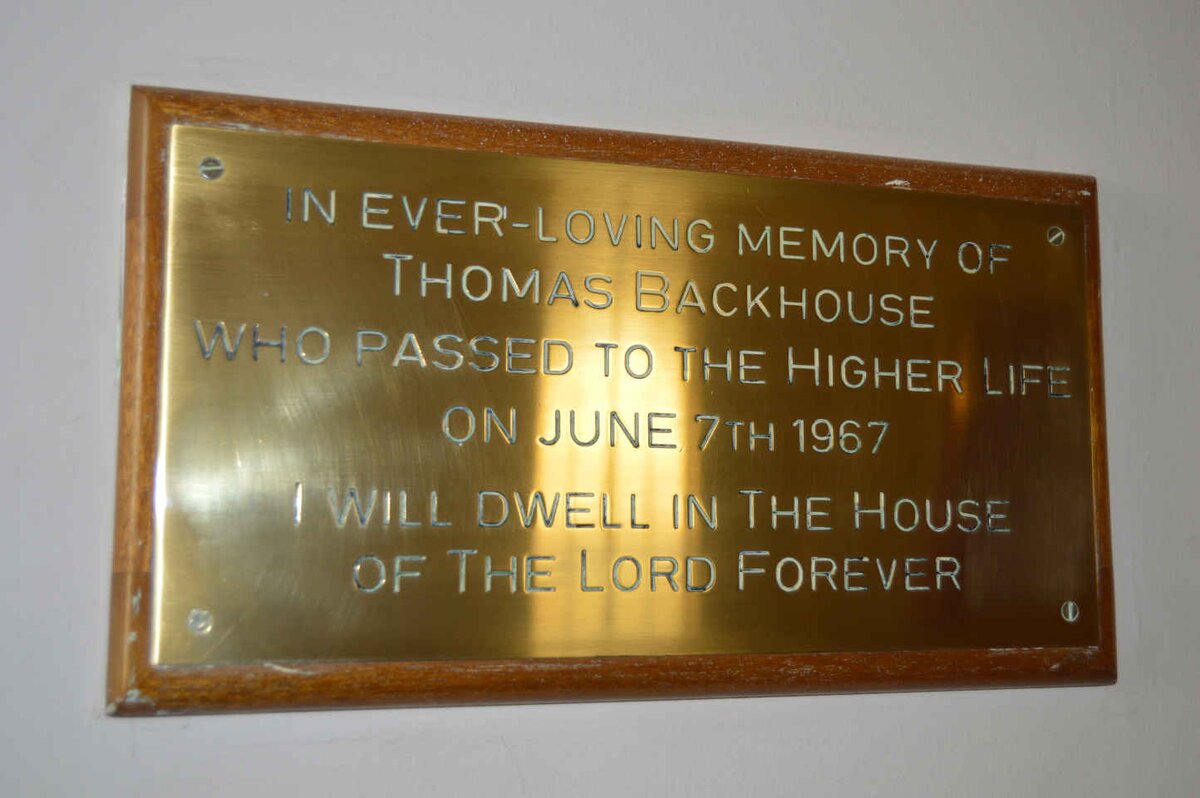 BACKHOUSE Thomas -1967