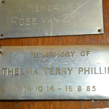 PHILLIPS Thelma Terry 1914-1985