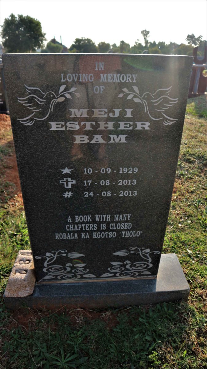 BAM Meji Esther 1929-2013