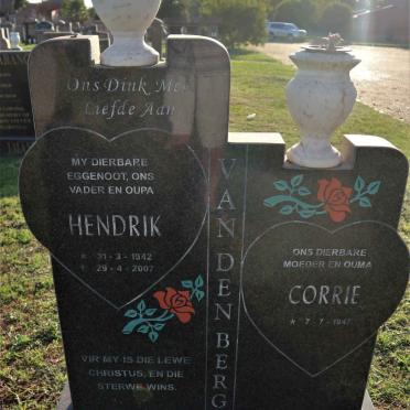 BERG Hendrik, van den 1942-2007 &amp; Corrie 1947-