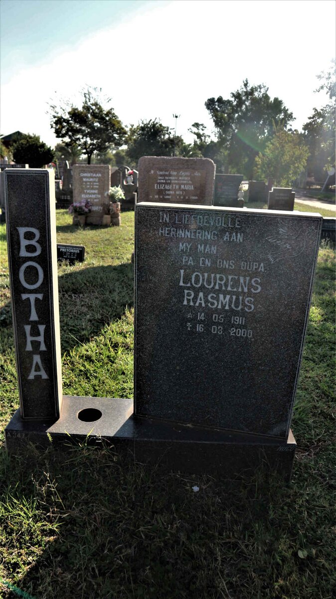 BOTHA Lourens Rasmus 1911-2000