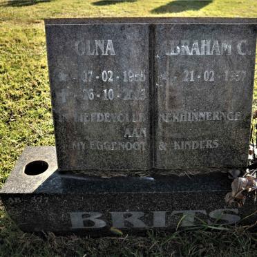 BRITS Abraham 1957- &amp; Olna 1955-2003