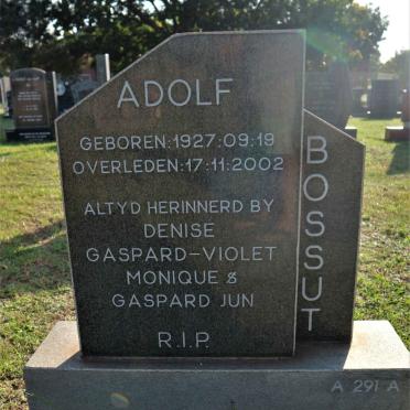 BOSSUT Adolf 1927-2002