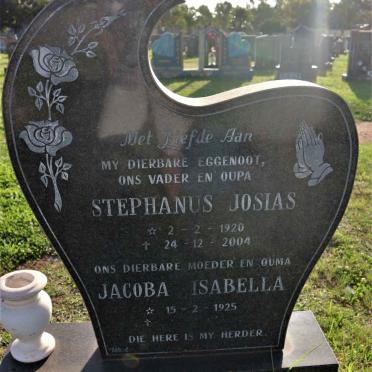 COETZER Stephanus Josias 1920-2004 &amp; Jacoba Isabella 1925-