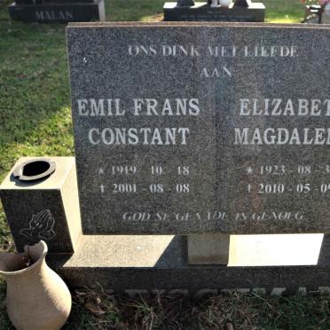 FLEISCHMAN Emil Frans Constant 1919-2001 &amp; Elizabeth Magdalena 1923-2010