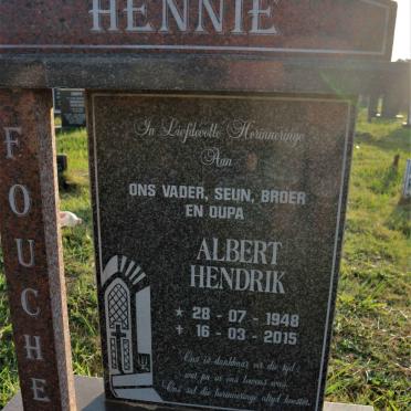 FOUCHE Albert Hendrik 1948-2015