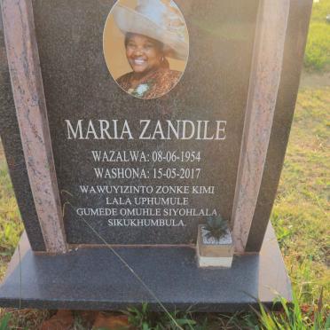 GUMEDE Maria Zandile 1954-2017