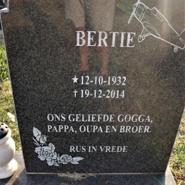 GROENEWALD Bertie 1932-2014