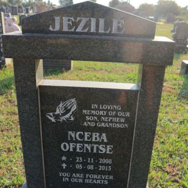 JEZILE Nceba Ofentse 2008-2013