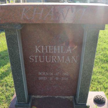 KHANYE Khehla Stuurman 1962-2006