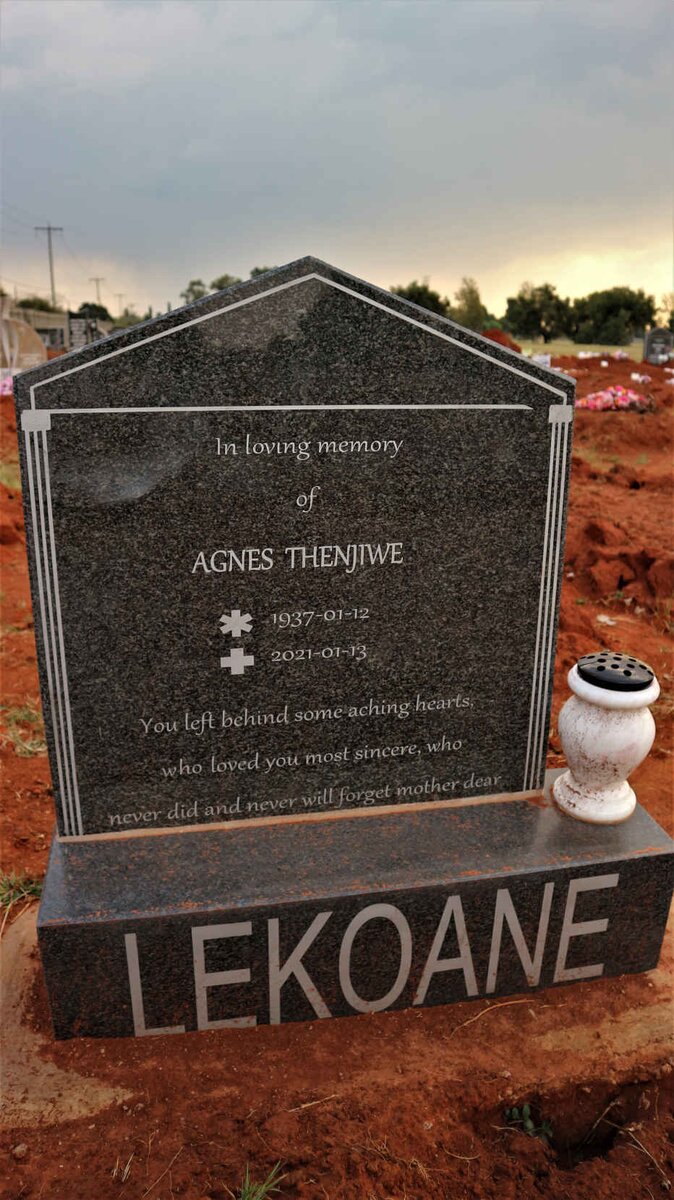 LEKOANE Agnes Thenjiwe 1937-2021