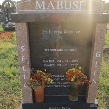 MABUSE Sello Glen 1977-201?