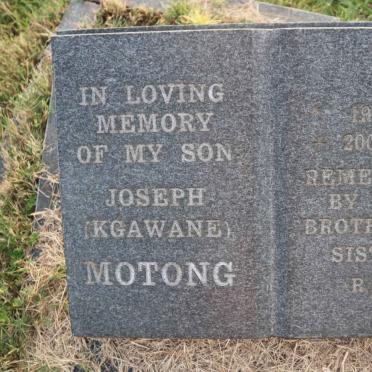 MOTONG Joseph 1961-2002